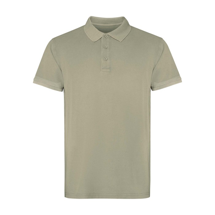 Polo unisex de manga corta con acabado lavado 200 g/m2 Roly Cobain color caqui Polo unisex de manga corta con acabado lavado 200 g/m2 Roly Cobain color caqui