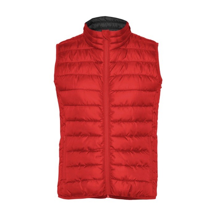 Chaleco aislante con tacto pluma de poliéster para mujer 290 g/m2 Roly color rojo