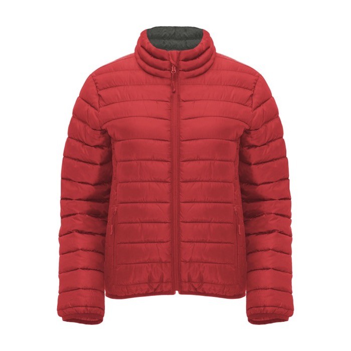 Chaqueta acolchada para mujer de 100% poliéster 290 g/m2 Roly color rojo