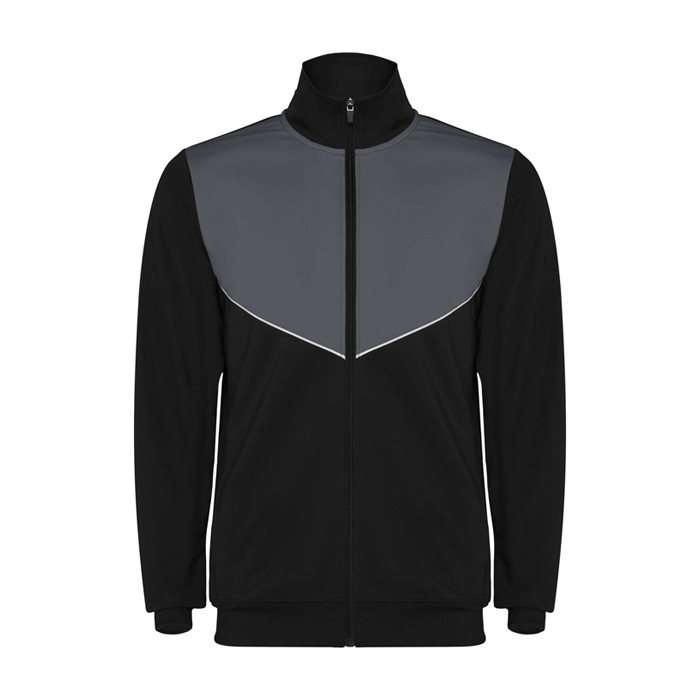 Chándal unisex de poliéster bicolor con colores a juego 225 g/m2 Roly color gris oscuro Chándal unisex de poliéster bicolor con colores a juego 225 g/m2 Roly color gris oscuro