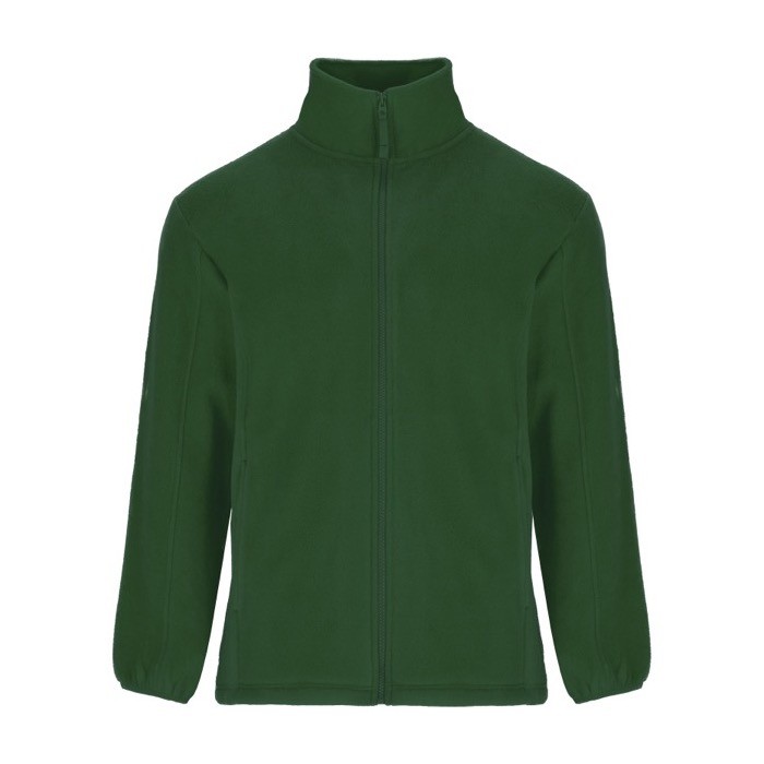 Chaqueta polar de poliéster con cuello alto para hombre 300 g/m2 Roly color verde botella