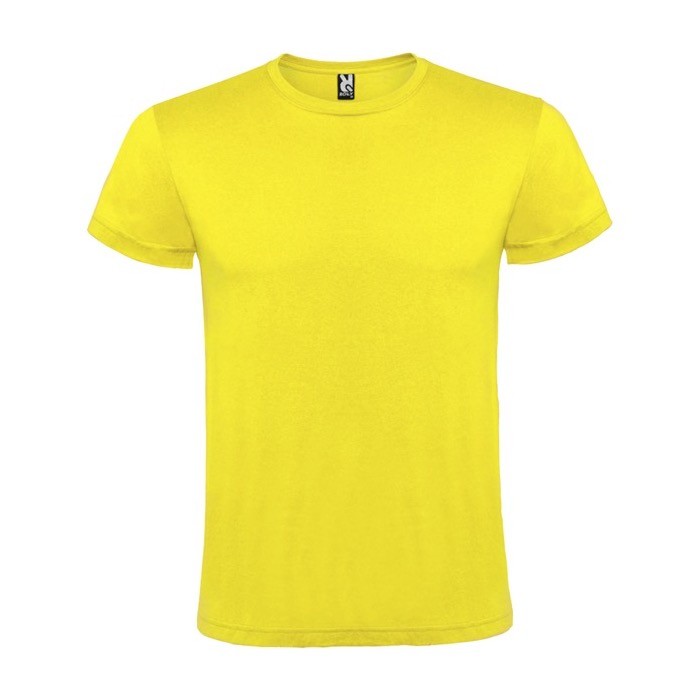 Camiseta unisex de algodón 100% en manga corta 150 g/m2 Roly color amarillo
