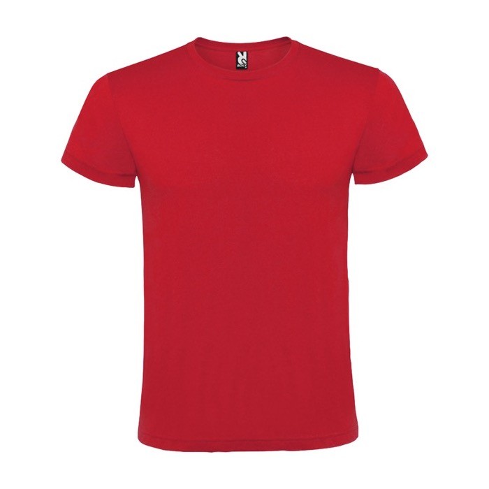 Camiseta unisex de algodón 100% en manga corta 150 g/m2 Roly color rojo