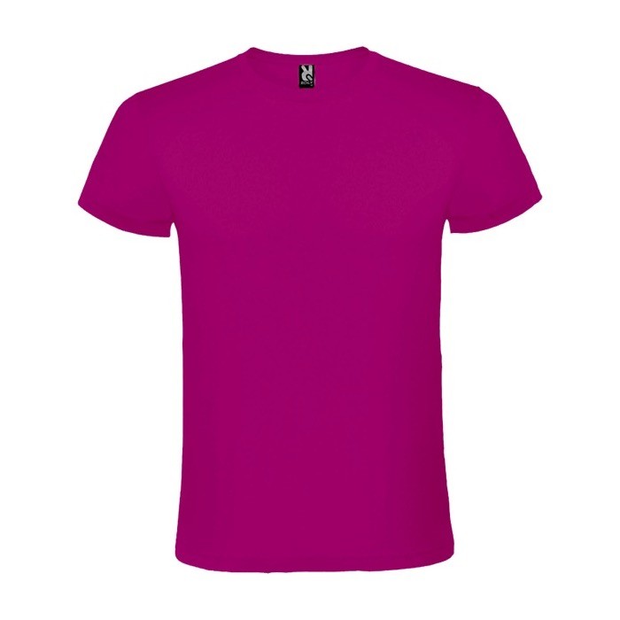 Camiseta unisex de algodón 100% en manga corta 150 g/m2 Roly color fucsia