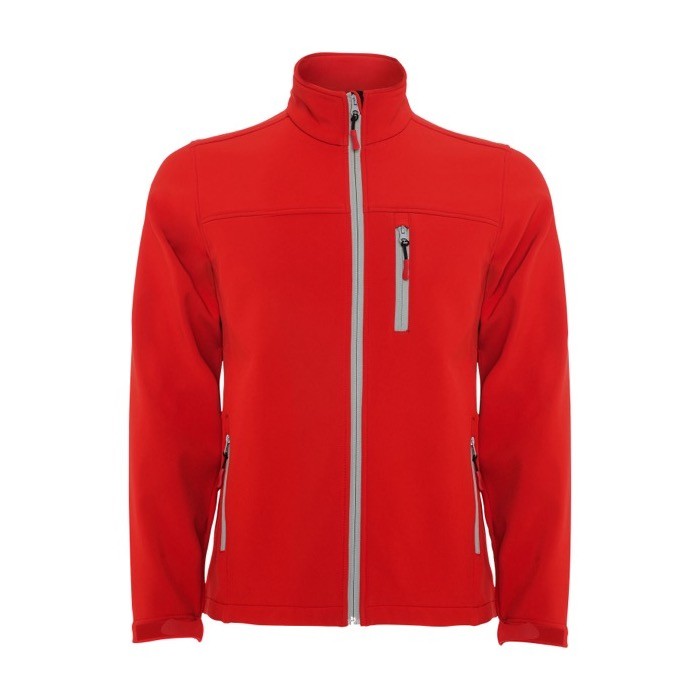 Chaqueta softshell de poliéster para hombre 300 g/m2 Roly color rojo