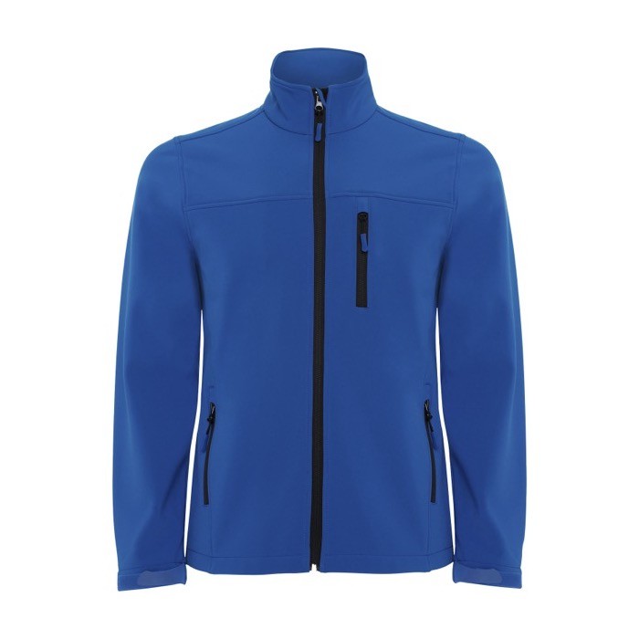 Chaqueta softshell de poliéster para hombre 300 g/m2 Roly color azul real