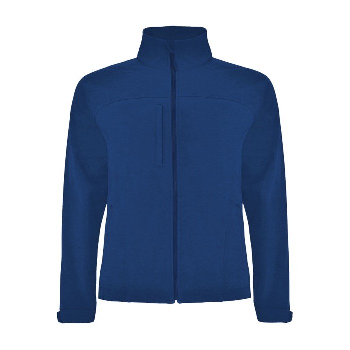 Chaqueta softshell de poliéster de 3 capas unisex 300 g/m2 Roly color azul real