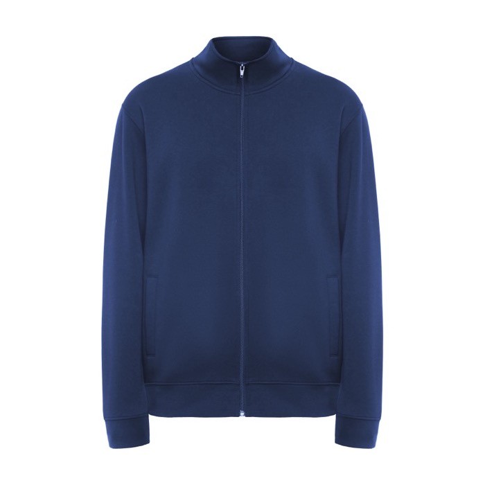 Jersey de cuello perkins de algodón y poliéster unisex 280 g/m2 Roly color azul real