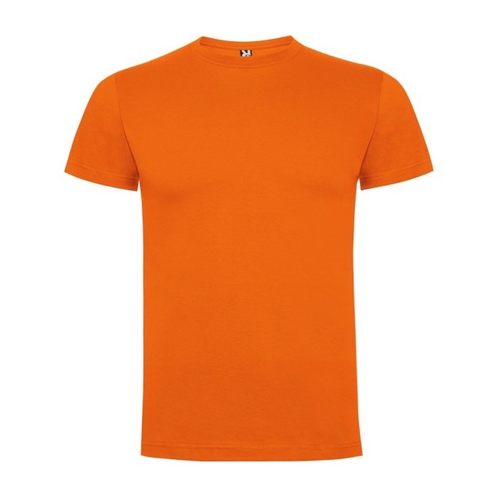 Camiseta de manga corta de algodón para hombre 165 g/m2 Roly color naranja