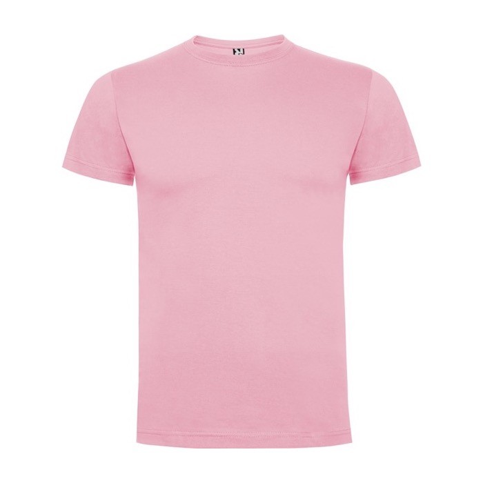 Camiseta de manga corta de algodón para hombre 165 g/m2 Roly color rosa claro