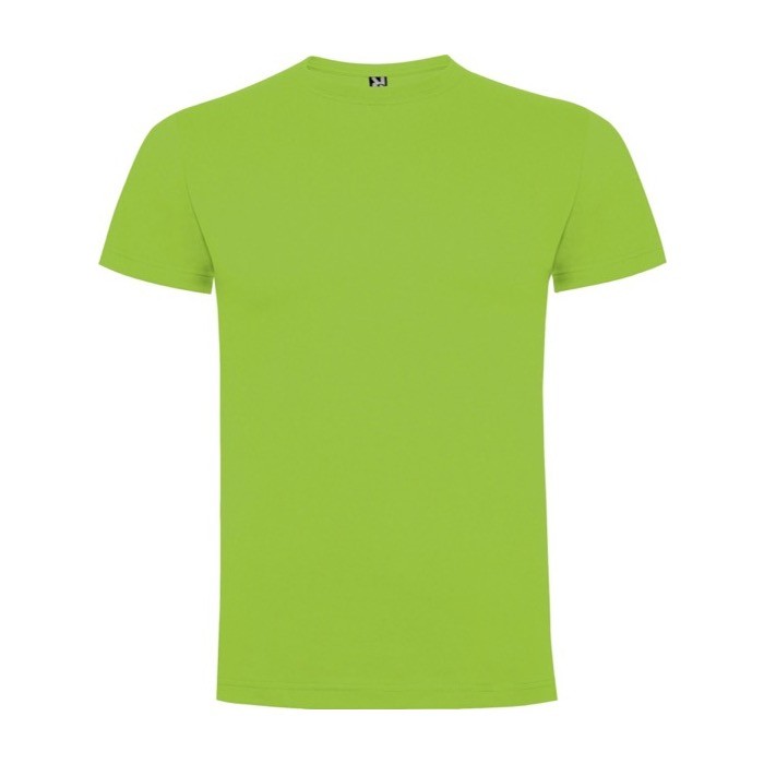 Camiseta de manga corta de algodón para hombre 165 g/m2 Roly color verde lima