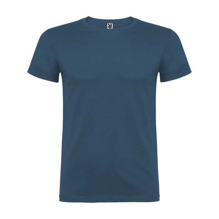 Camiseta de algodón 100% en punto para hombre 155 g/m2 Roly color azul oscuro