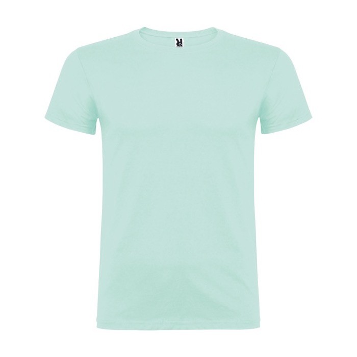 Camiseta de algodón 100% en punto para hombre 155 g/m2 Roly color verde menta
