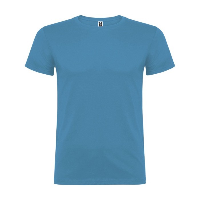Camiseta de algodón 100% en punto para hombre 155 g/m2 Roly color turquesa