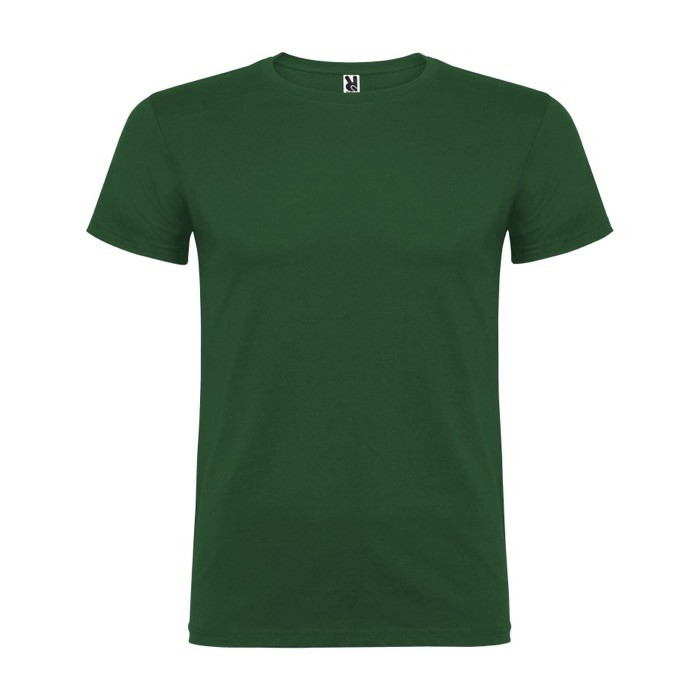 Camiseta de algodón 100% en punto para hombre 155 g/m2 Roly color verde botella