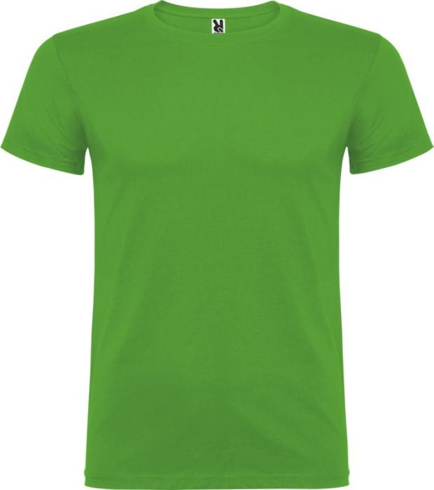 Camiseta de algodón 100% en punto para hombre 155 g/m2 Roly color verde pasto