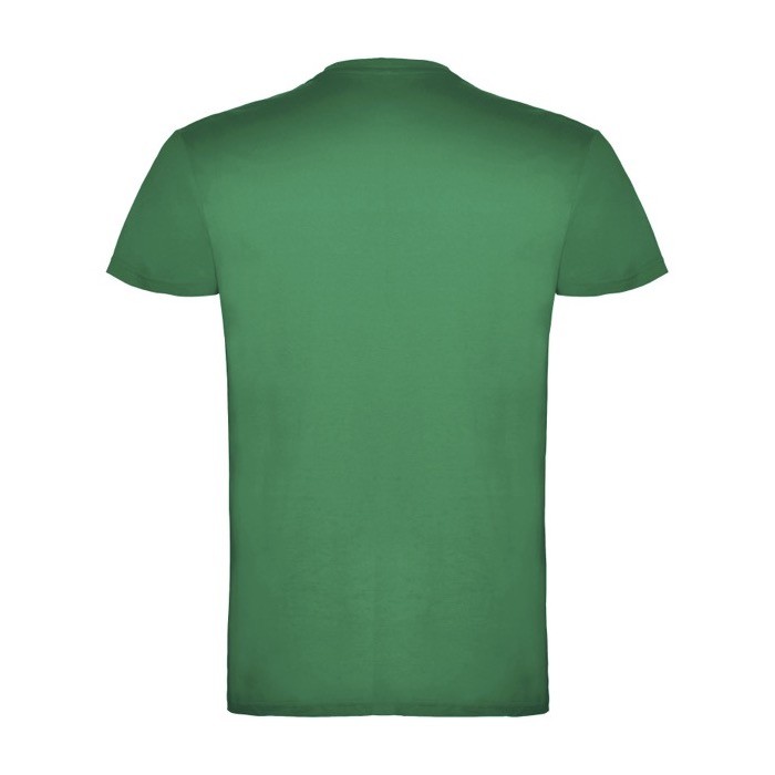 Camiseta de algodón 100% en punto para hombre 155 g/m2 Roly color verde segunda vista trasera