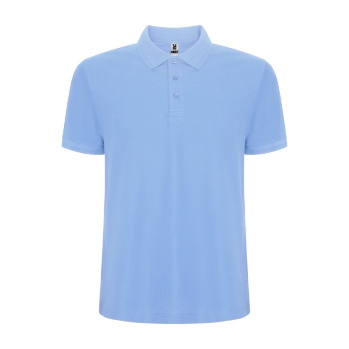Polo de algodón y poliéster en piqué para hombre 190 g/m2 Roly color azul claro Polo de algodón y poliéster en piqué para hombre 190 g/m2 Roly color azul claro