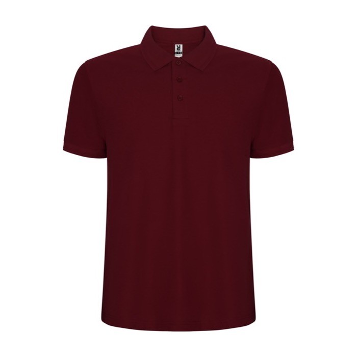 Polo de algodón y poliéster en piqué para hombre 190 g/m2 Roly color burdeos Polo de algodón y poliéster en piqué para hombre 190 g/m2 Roly color burdeos