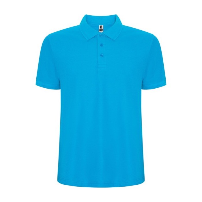 Polo de algodón y poliéster en piqué para hombre 190 g/m2 Roly color turquesa Polo de algodón y poliéster en piqué para hombre 190 g/m2 Roly color turquesa