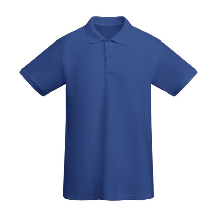 Polo de algodón orgánico 100% en punto piqué para hombre 210 g/m2 Roly color azul real Polo de algodón orgánico 100% en punto piqué para hombre 210 g/m2 Roly color azul real