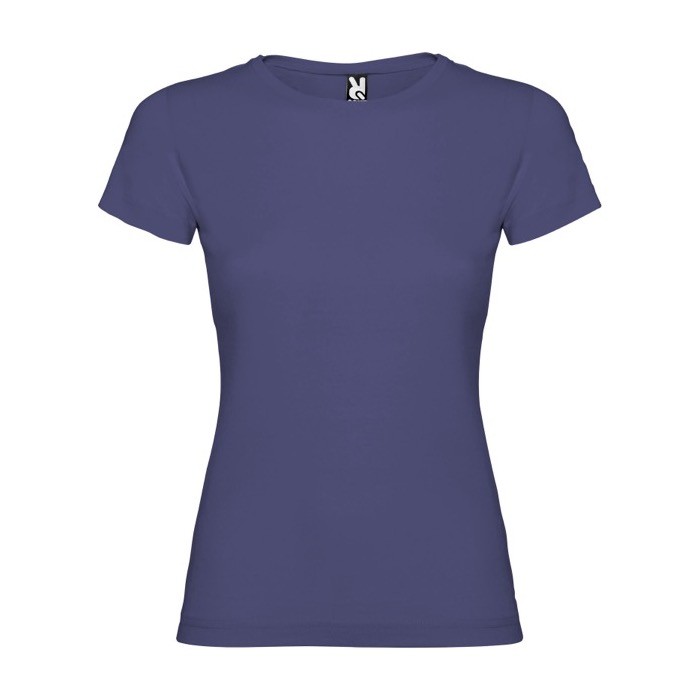 Camiseta de 100% punto de algodón para mujer 155 g/m2 Roly color azul vaquero