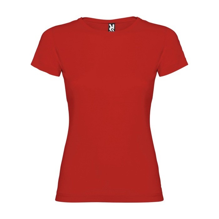 Camiseta de 100% punto de algodón para mujer 155 g/m2 Roly color rojo