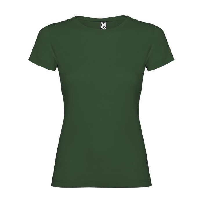 Camiseta de 100% punto de algodón para mujer 155 g/m2 Roly color verde botella