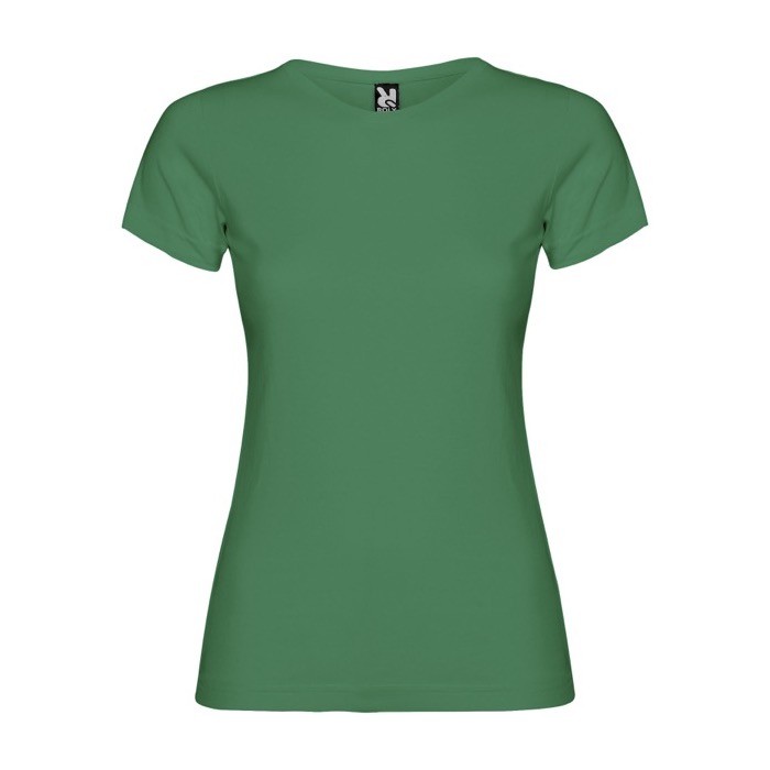 Camiseta de 100% punto de algodón para mujer 155 g/m2 Roly color verde