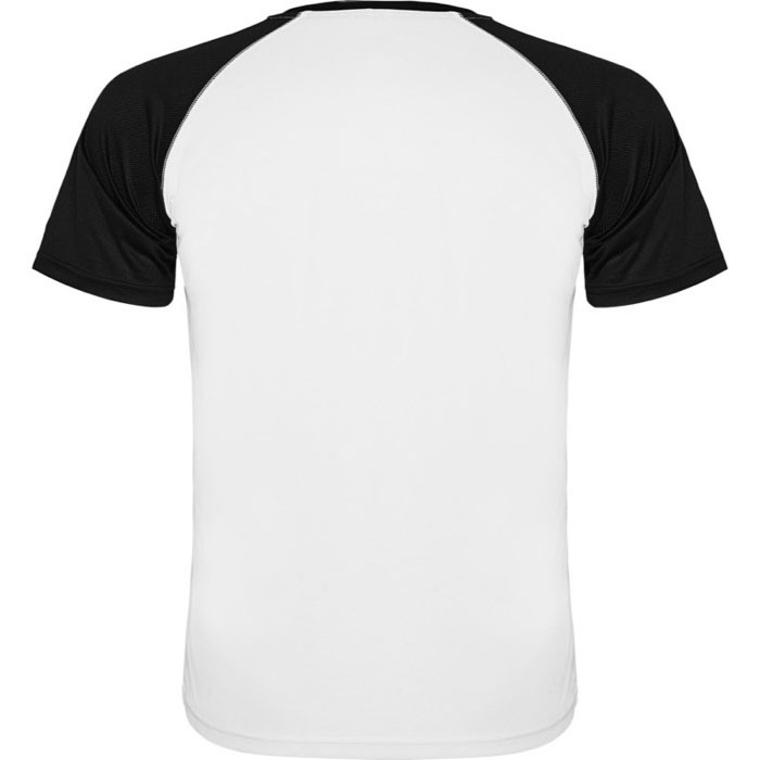 Camiseta de deportes de manga corta unisex de poliéster 140 g/m2 Roly segunda vista trasera Camiseta de deportes de manga corta unisex de poliéster 140 g/m2 Roly segunda vista trasera