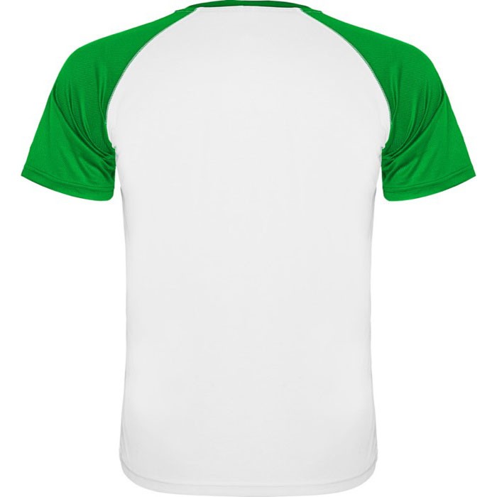 Camiseta de deportes de manga corta unisex de poliéster 140 g/m2 Roly segunda vista trasera Camiseta de deportes de manga corta unisex de poliéster 140 g/m2 Roly segunda vista trasera