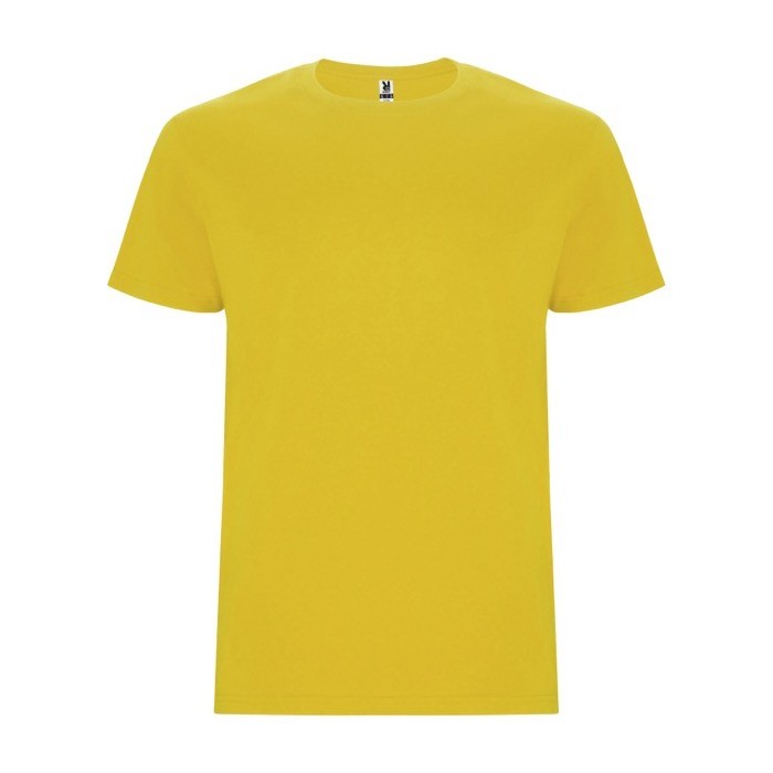 Camiseta de algodón 100% en punto para hombre 190 g/m2 Roly color amarillo Camiseta de algodón 100% en punto para hombre 190 g/m2 Roly color amarillo