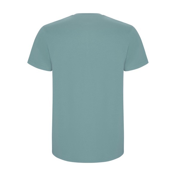 Camiseta de algodón 100% en punto para hombre 190 g/m2 Roly color aguamarina segunda vista trasera Camiseta de algodón 100% en punto para hombre 190 g/m2 Roly color aguamarina segunda vista trasera