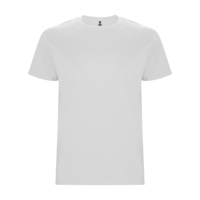 Camiseta de algodón 100% en punto para hombre 190 g/m2 Roly color blanco Camiseta de algodón 100% en punto para hombre 190 g/m2 Roly color blanco