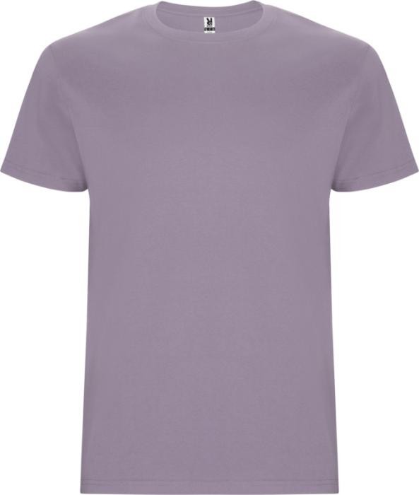 Camiseta de algodón 100% en punto para hombre 190 g/m2 Roly color lavanda Camiseta de algodón 100% en punto para hombre 190 g/m2 Roly color lavanda