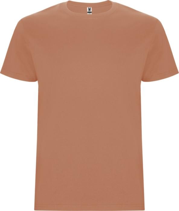 Camiseta de algodón 100% en punto para hombre 190 g/m2 Roly color marrón anaranjado Camiseta de algodón 100% en punto para hombre 190 g/m2 Roly color marrón anaranjado