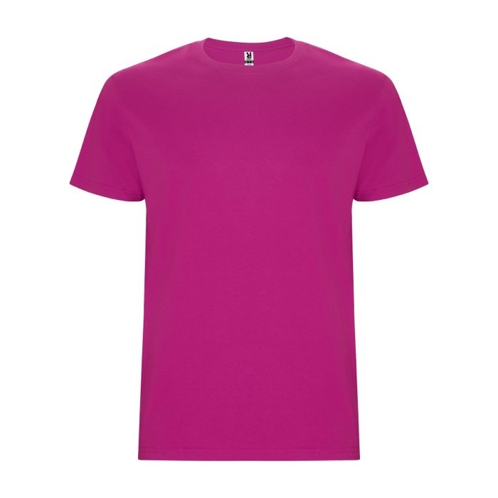 Camiseta de algodón 100% en punto para hombre 190 g/m2 Roly color fucsia Camiseta de algodón 100% en punto para hombre 190 g/m2 Roly color fucsia