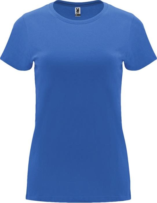 Camiseta de 100% algodón en punto para mujer 170 g/m2 Roly color azul riviera Camiseta de 100% algodón en punto para mujer 170 g/m2 Roly color azul riviera