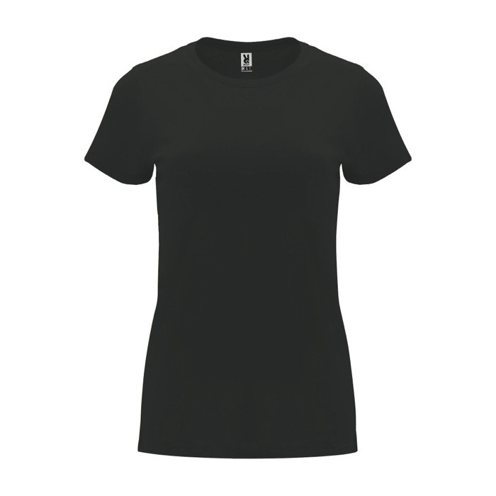 Camiseta de 100% algodón en punto para mujer 170 g/m2 Roly color grafito Camiseta de 100% algodón en punto para mujer 170 g/m2 Roly color grafito