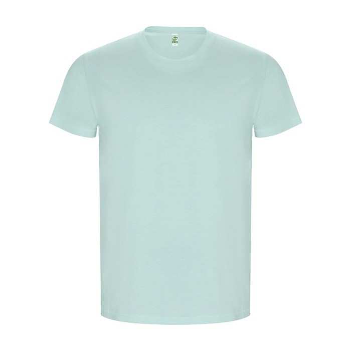 Camiseta de 100% algodón orgánico para hombre 160 g/m2 Roly color verde menta Camiseta de 100% algodón orgánico para hombre 160 g/m2 Roly color verde menta