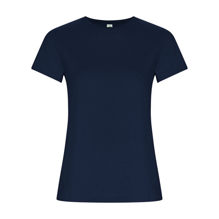 Camiseta de 100% algodón orgánico para mujer 160 g/m2 Roly color azul marino Camiseta de 100% algodón orgánico para mujer 160 g/m2 Roly color azul marino