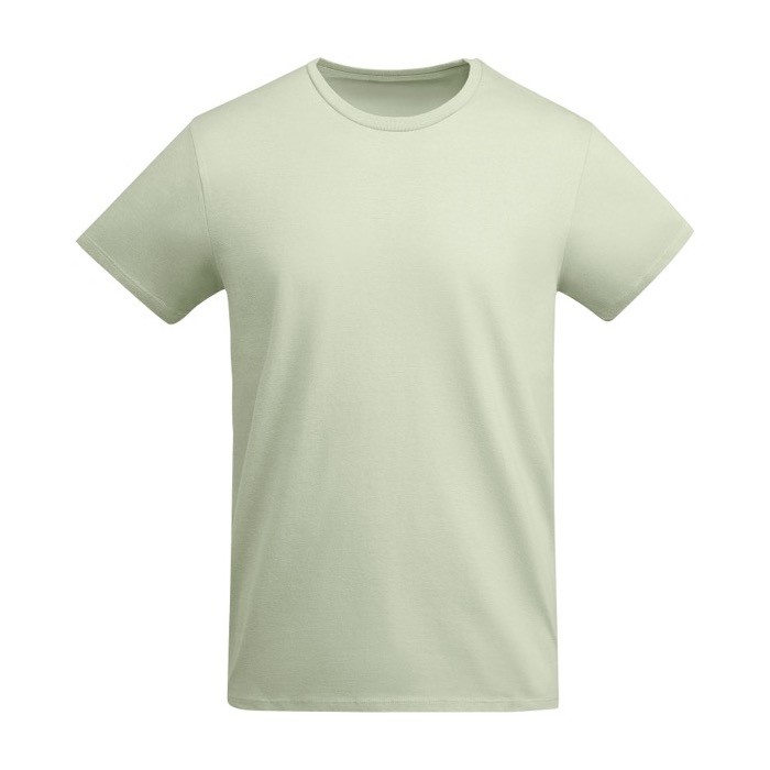 Camiseta de algodón orgánico de punto para hombre 175 g/m2 Roly color verde suave Camiseta de algodón orgánico de punto para hombre 175 g/m2 Roly color verde suave