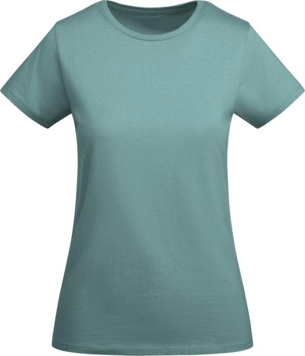 Camiseta de algodón orgánico de punto para mujer 175 g/m2 Roly color aguamarina Camiseta de algodón orgánico de punto para mujer 175 g/m2 Roly color aguamarina