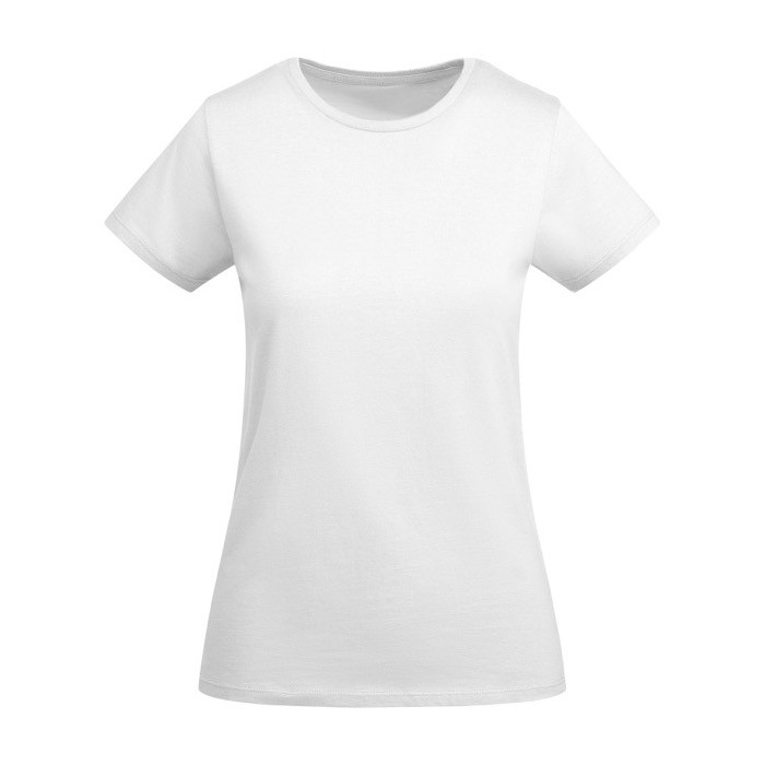 Camiseta de algodón orgánico de punto para mujer 175 g/m2 Roly color blanco Camiseta de algodón orgánico de punto para mujer 175 g/m2 Roly color blanco