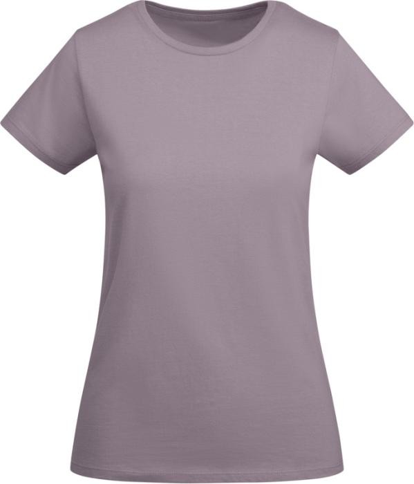 Camiseta de algodón orgánico de punto para mujer 175 g/m2 Roly color lavanda Camiseta de algodón orgánico de punto para mujer 175 g/m2 Roly color lavanda