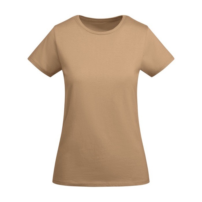 Camiseta de algodón orgánico de punto para mujer 175 g/m2 Roly color marrón anaranjado Camiseta de algodón orgánico de punto para mujer 175 g/m2 Roly color marrón anaranjado
