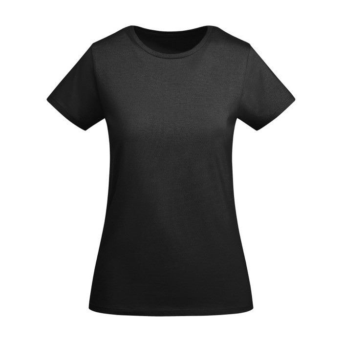 Camiseta de algodón orgánico de punto para mujer 175 g/m2 Roly color negro Camiseta de algodón orgánico de punto para mujer 175 g/m2 Roly color negro