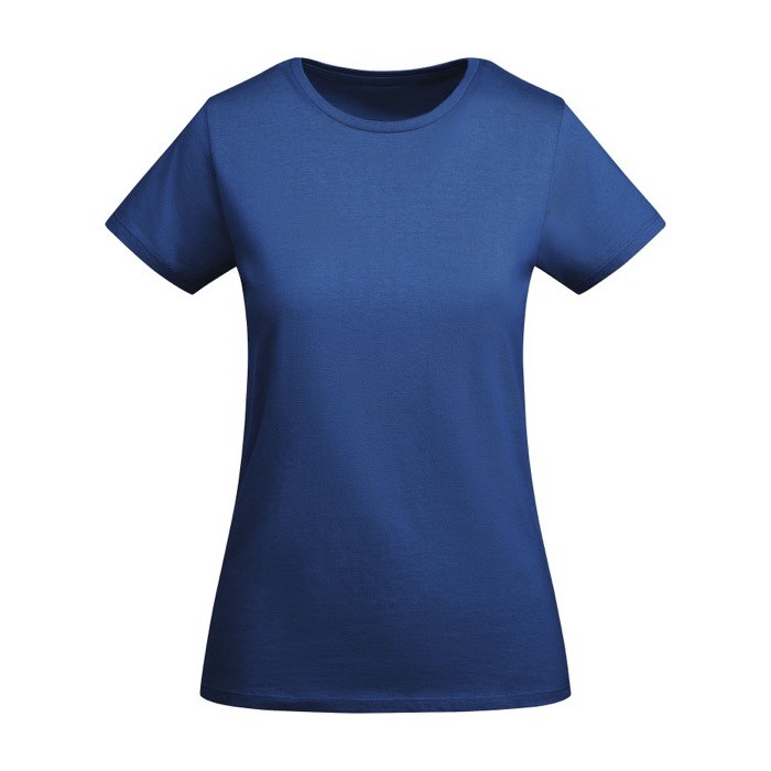 Camiseta de algodón orgánico de punto para mujer 175 g/m2 Roly color azul real Camiseta de algodón orgánico de punto para mujer 175 g/m2 Roly color azul real