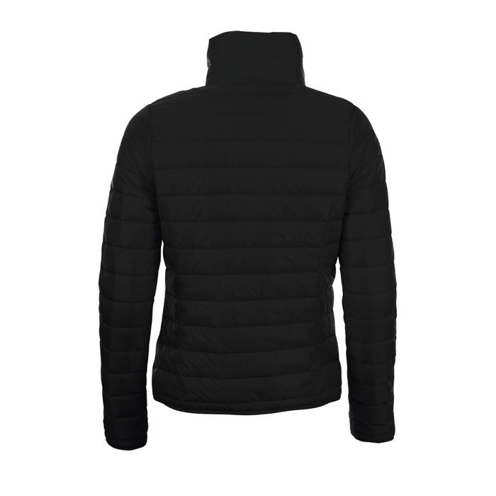Chaquetas para mujer poliéster 180 g/m2 color negro con logo Chaquetas para mujer poliéster 180 g/m2 color negro con logo