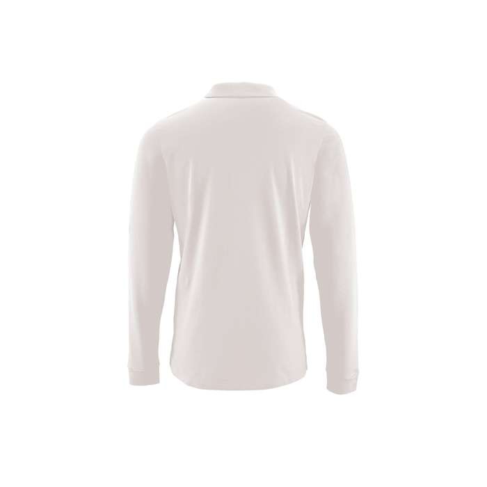 Polo de manga larga de 100% algodón para hombre 180 g/m2 SOL'S Perfect color blanco vista trasera
